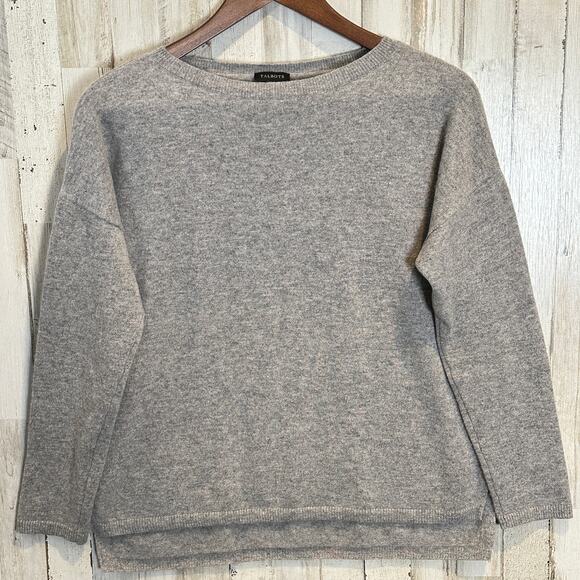 Talbots Sweaters - Talbots Pure Cashmere Sweater Large Gray Cozy Minimalist Quiet Luxury